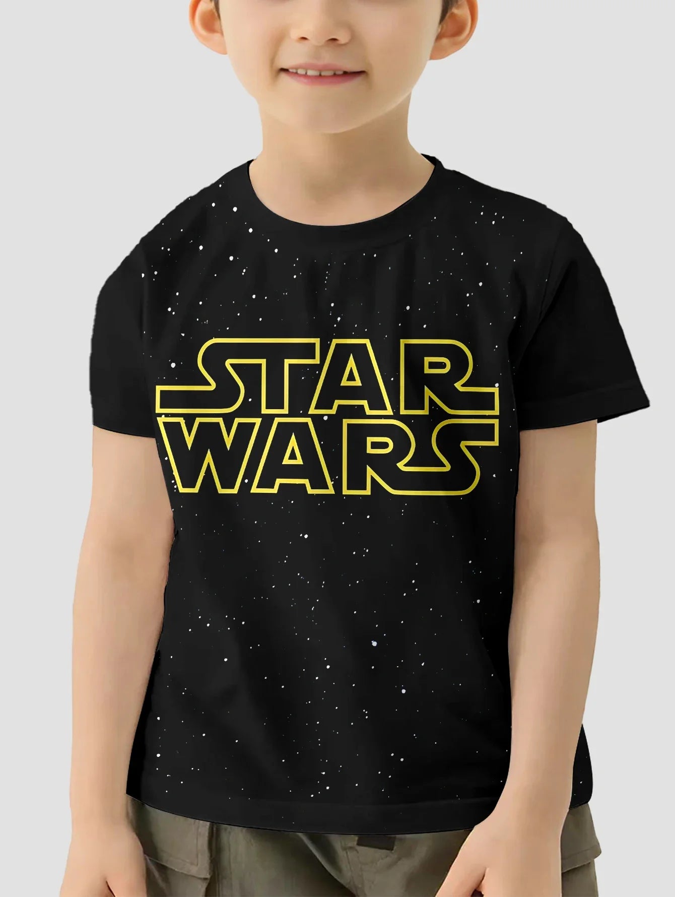 Vêtements d'extérieur pour bébés de 5 à 14 ans, imprimés en 3D, pour mandaliens w-wars, T-Shirt pour enfants, garçons et filles