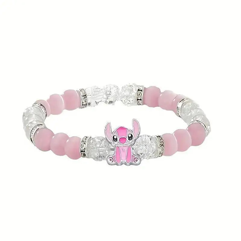 MINISO – Stitch & Angel Crystal Bead Accessories – Accessoire Amitié Disney