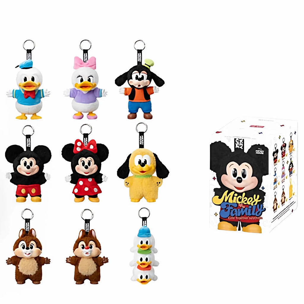 Pop Mart – Mickey Family Cute Together – Porte-Clé Peluche Blind Box