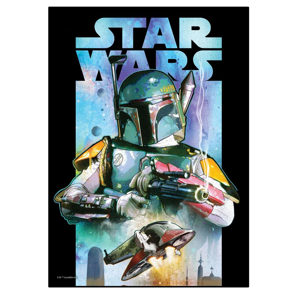 MINISO Poster Star Wars – Toile HD Dark Vador & Yoda, Sans Cadre
