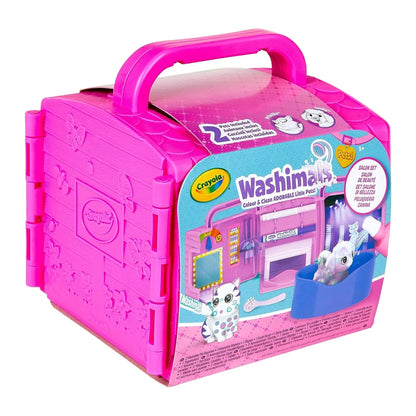 Crayola Washimals Beauty Salon Mallette Collection Avec Animaux À Colorier Édition Limitée Prestige by Crayola