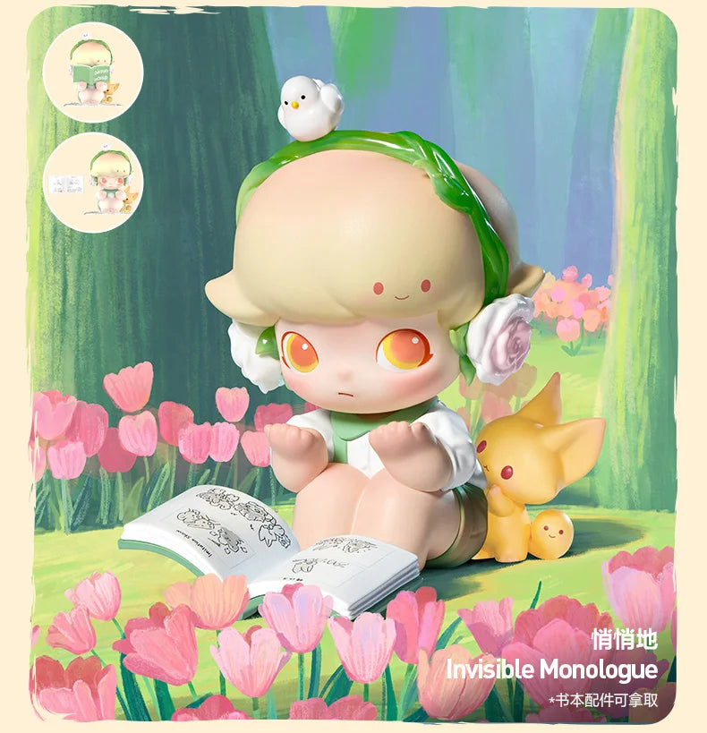 POP MART main dans la main série boîte aveugle jouets Kawaii Anime figurine Surprise boîte mystère poupées filles cadeau