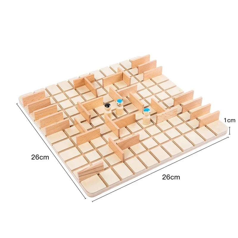 Jeu de Société Éducatif en Bois Montessori Édition Limitée Pour 2 À 4 Joueurs et Familles by Mon Labubu