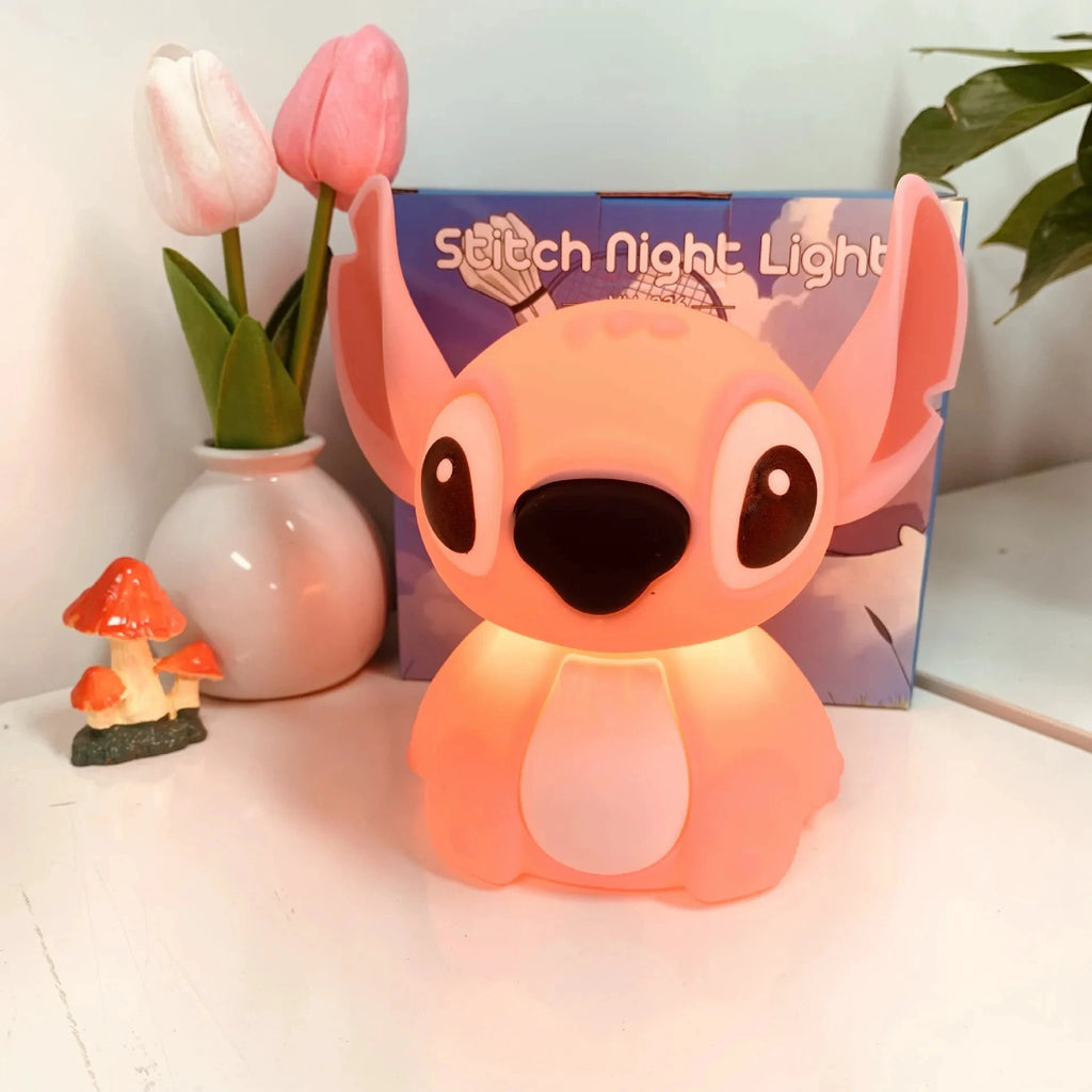 MINISO Veilleuse tactile kawaii – Hello Kitty, Stitch et Kuromi