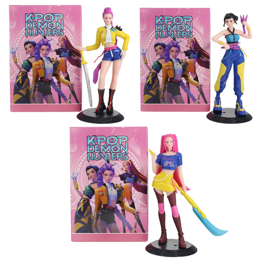 Figurines de chasseurs de démons Kpop, figurines Huntrix, jouet Derpys Tiger Rumi Brainrot, ornement, tendance 2026