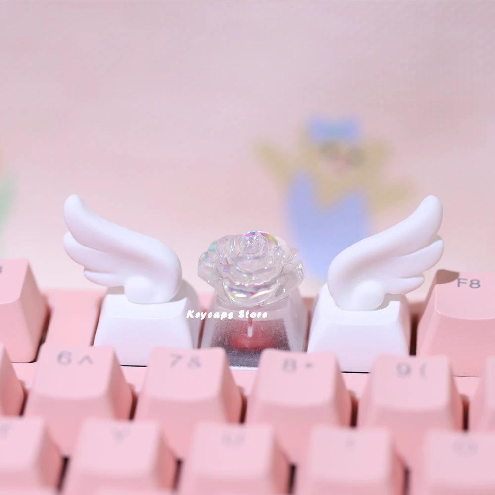 3D wing keycaps for mechanical keyboards