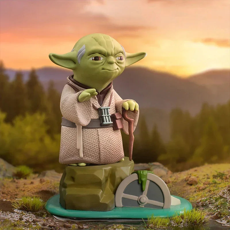 POP MART Star Wars série boîte aveugle devinez sac boîte mystère jouets poupée mignon Anime Figure ornements cadeau