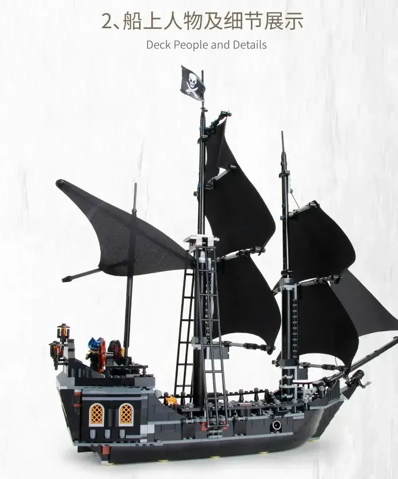 Briques De Construction De Bateau Collection Pirates Créatifs Édition Limitée Échelle 1 Sur 1 Pour Enfants Et Adultes by Mon Labubu