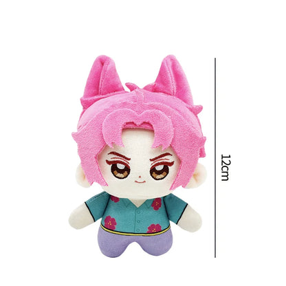 K-pop Demon Hunters Plush Keychain Doll Zoey Rumi Saja Boys K-pop Girl Group Keychain Students Backpack Hanging Pendant Fans Gift