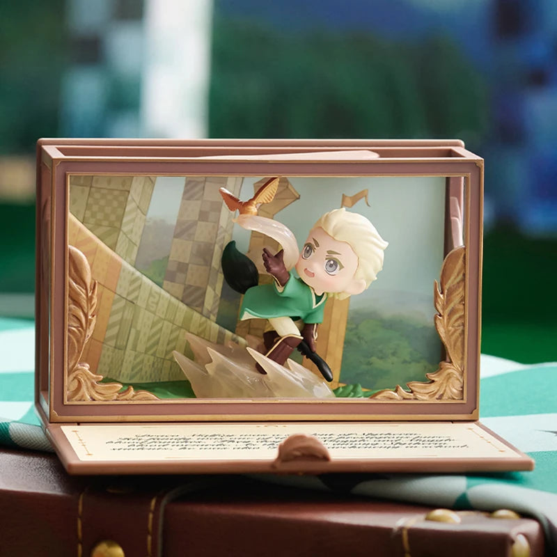 POPMART Harry Potter Poudlard série biographique boîte aveugle devinez sac jouets originaux poupée mignon Anime Figure ornements cadeau
