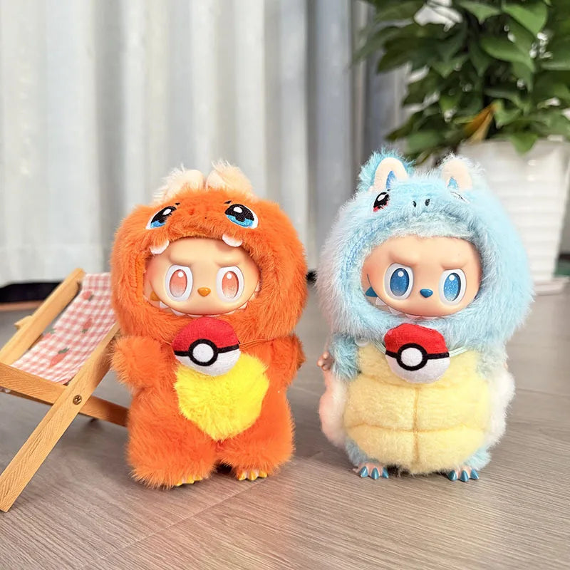 Labubu Ensemble Costume Quatre Styles Pikachu Échelle 1 sur 12