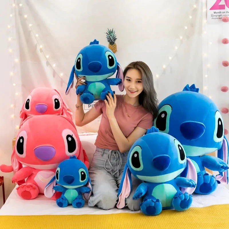 MINISO Peluche Géante Lilo et Stitch Couple 60 Cm Collection Ultra Douce Édition Limitée by Mon Labubu