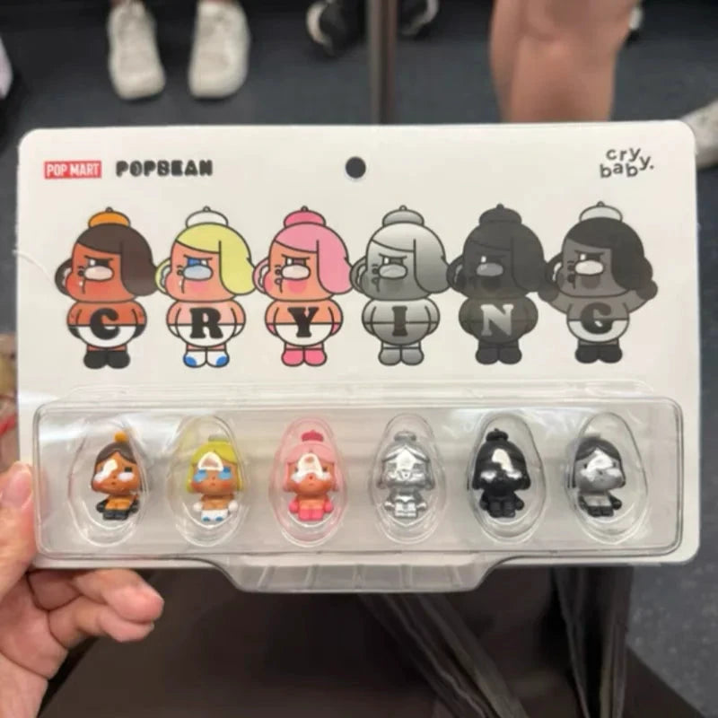 POP MART Crybaby Popbean Coconut King & Coconut Green Hanging Card