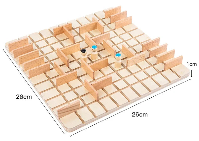 Jeu de Société Éducatif en Bois Montessori Édition Limitée Pour 2 À 4 Joueurs et Familles by Mon Labubu