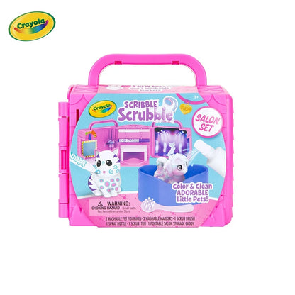 Crayola Washimals Beauty Salon Mallette Collection Avec Animaux À Colorier Édition Limitée Prestige by Crayola