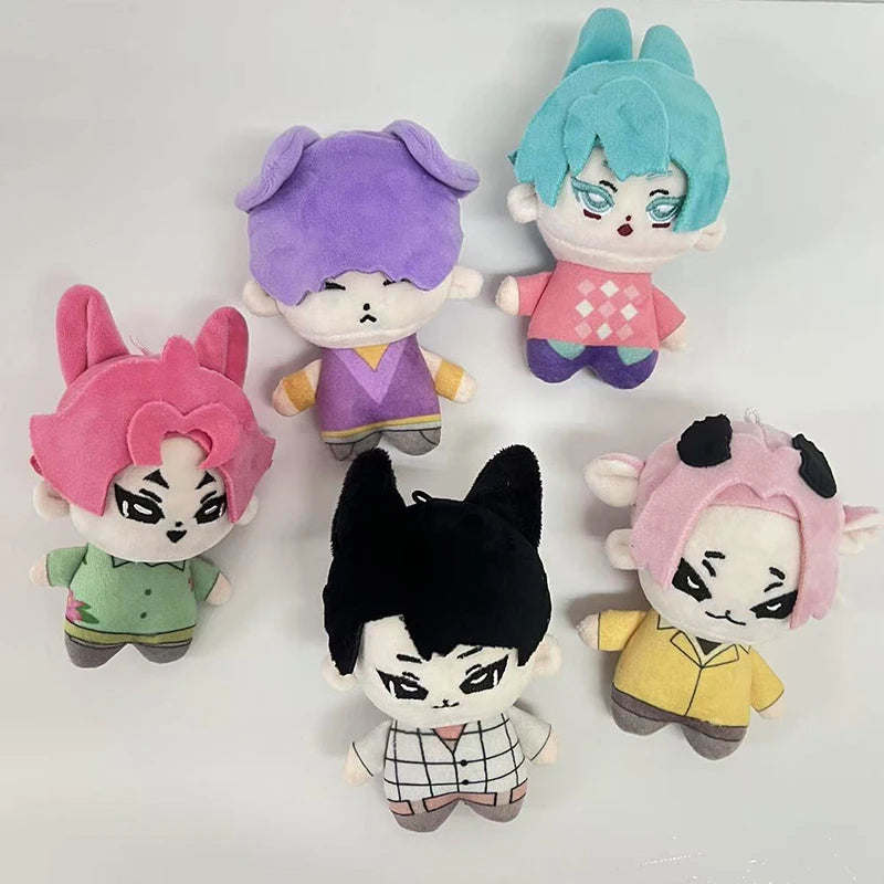K-pop Demon Hunters Plush Keychain Doll Zoey Rumi Saja Boys K-pop Girl Group Keychain Students Backpack Hanging Pendant Fans Gift