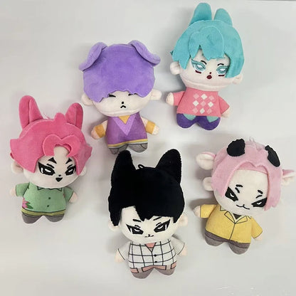 K-pop Demon Hunters Plush Keychain Doll Zoey Rumi Saja Boys K-pop Girl Group Keychain Students Backpack Hanging Pendant Fans Gift