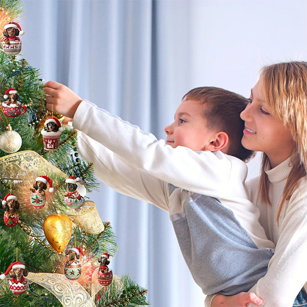 Calendrier de L’Avent 2024 Teckels avec Figurines en Acrylique Collection Édition Limitée by Mon Labubu