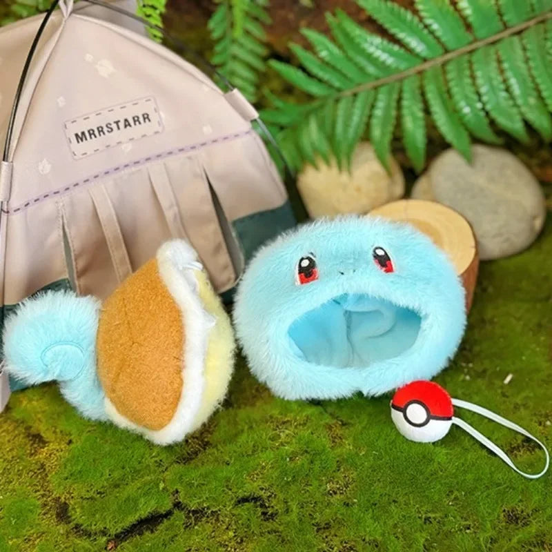 Kawaii Labubu Poupée Peluche Tenue Avec Sac À Dos Psycanard Slowpoke Charmander