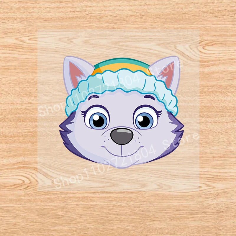 PAW Patrol Patchs Thermocollants Kawaii Transferts Chauds