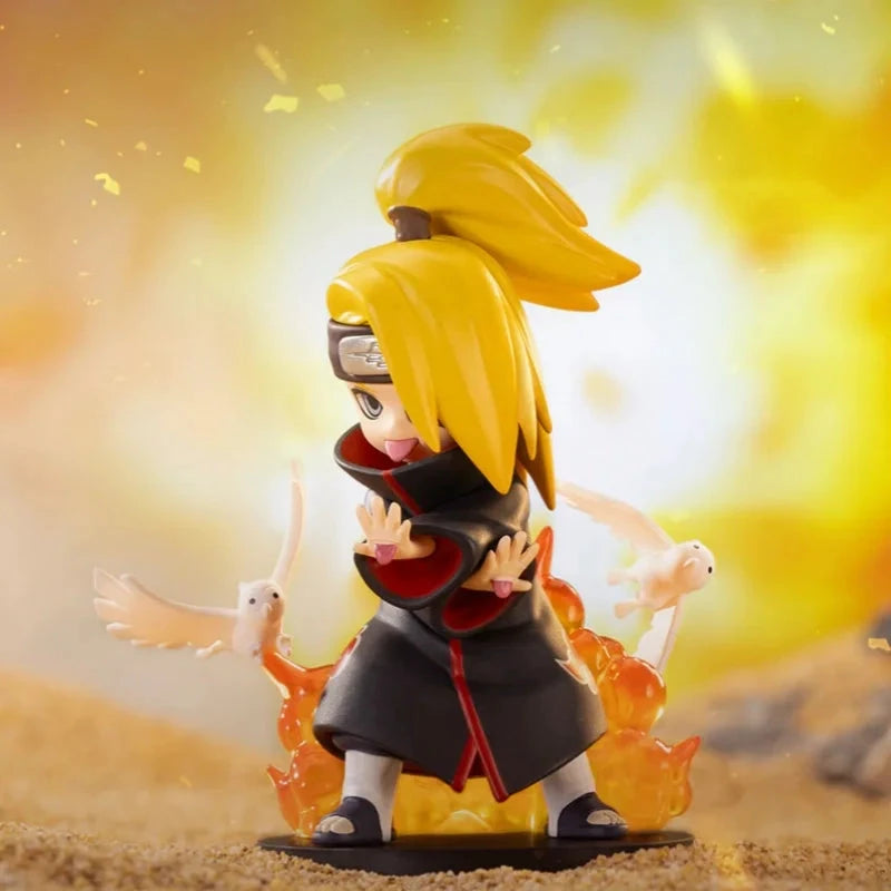 Pop Mart PVC-Figur Naruto Shippuden Akatsuki Arc Blindbox