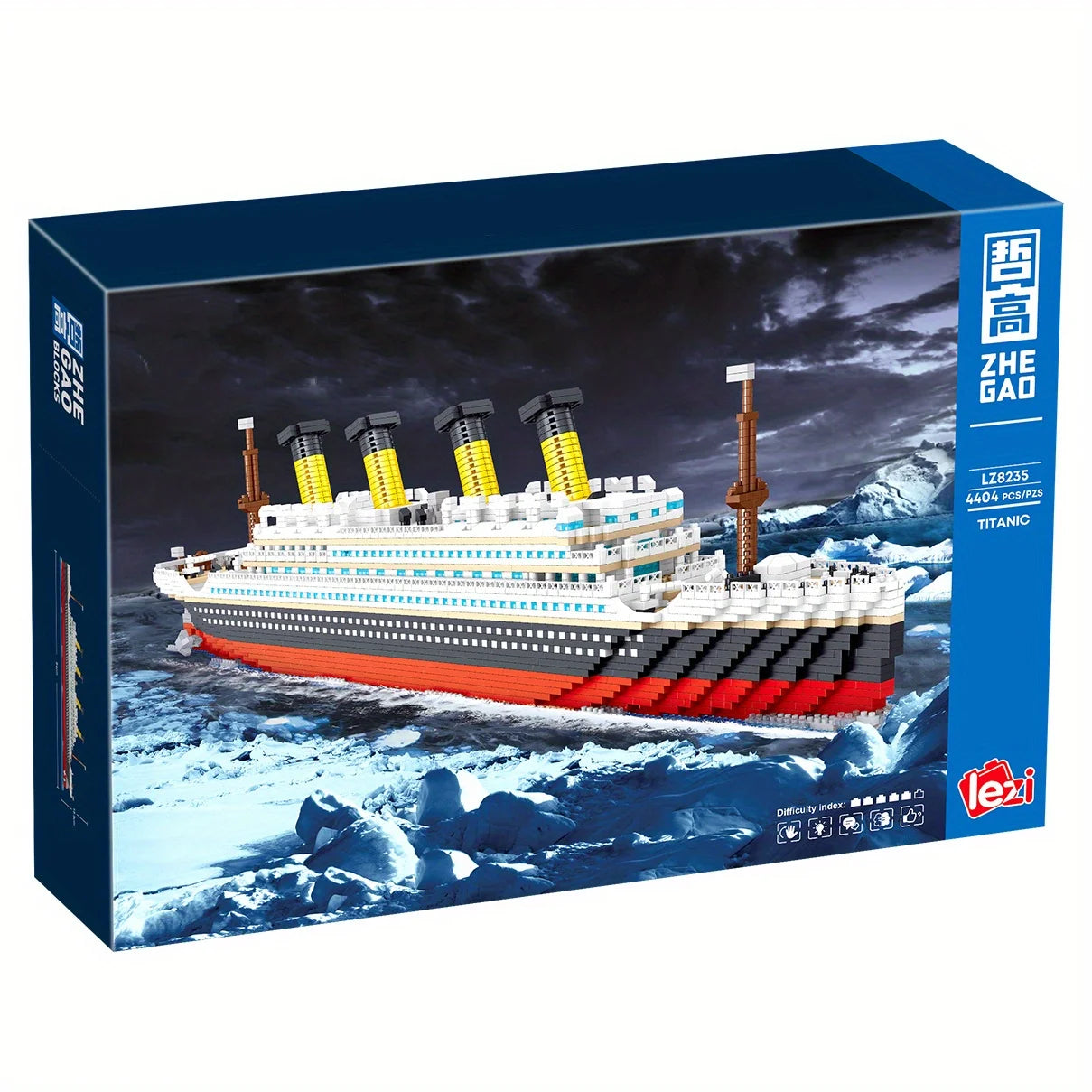 Titanic Croisière Édition Prestige Briques Miniatures Pour Enfants Somptueuse Construction 4 404 Pièces by Mon Labubu
