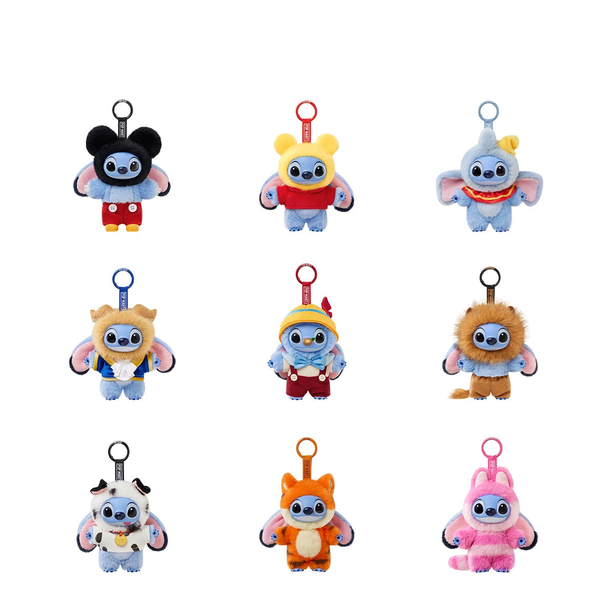 Pop Mart – Stitch Peluche Vinyle Pendentif Série Aventure