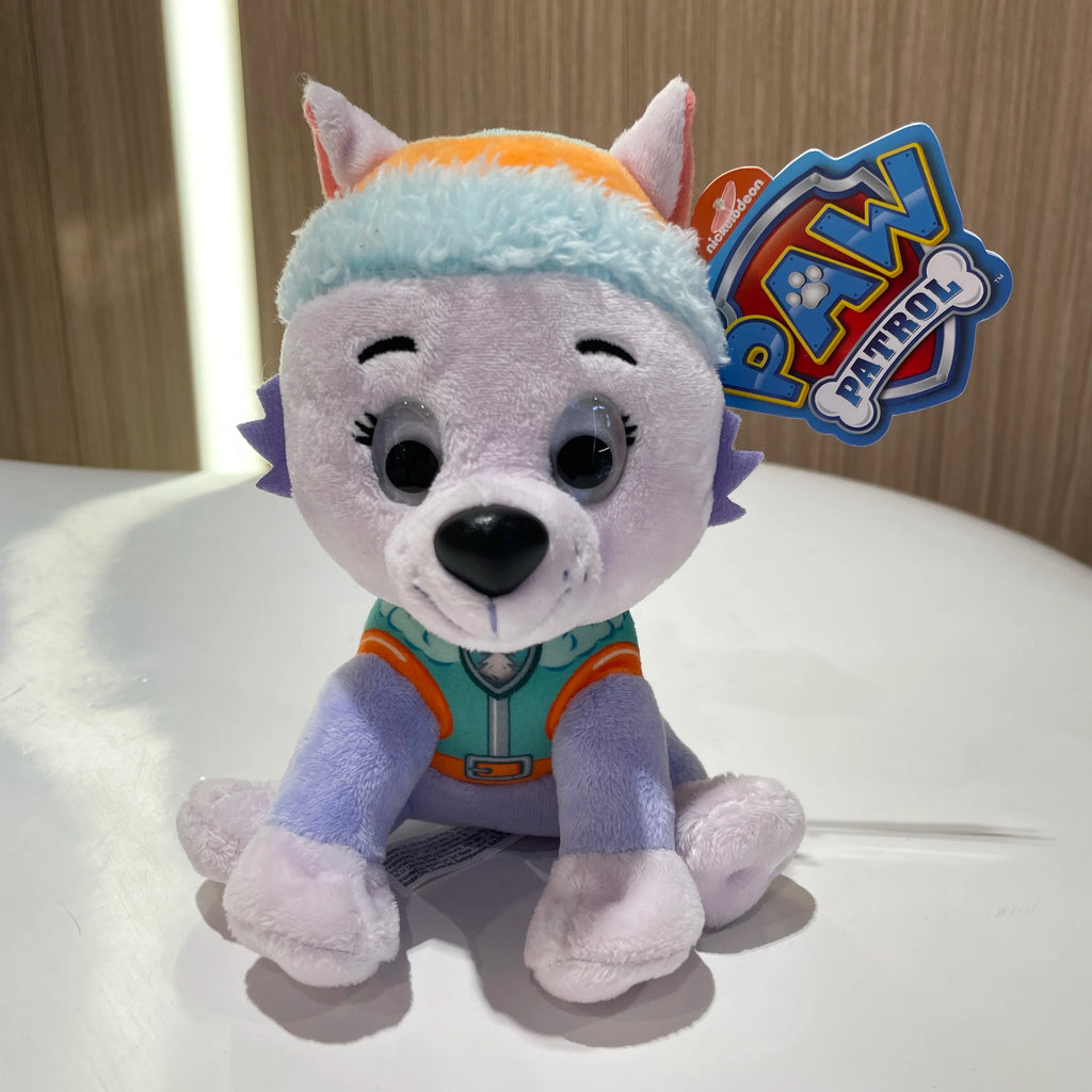 Original PAW Patrol Holiday Style Skye Chase Everest in scarf and hat. Officially licensed plush toy for ages 1 and up. 6 inches (15.2 cm).
