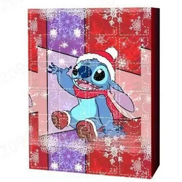 MINISO Calendrier De L Avent Stitch Disney Édition Noël Collection Limitée Avec 24 Figurines by Mon Labubu