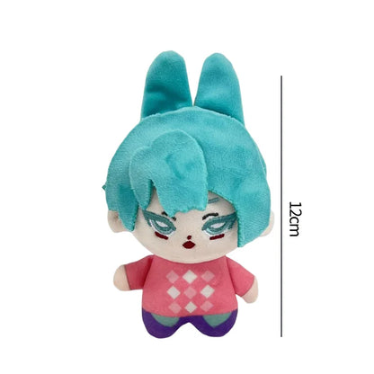 K-pop Demon Hunters Plush Keychain Doll Zoey Rumi Saja Boys K-pop Girl Group Keychain Students Backpack Hanging Pendant Fans Gift