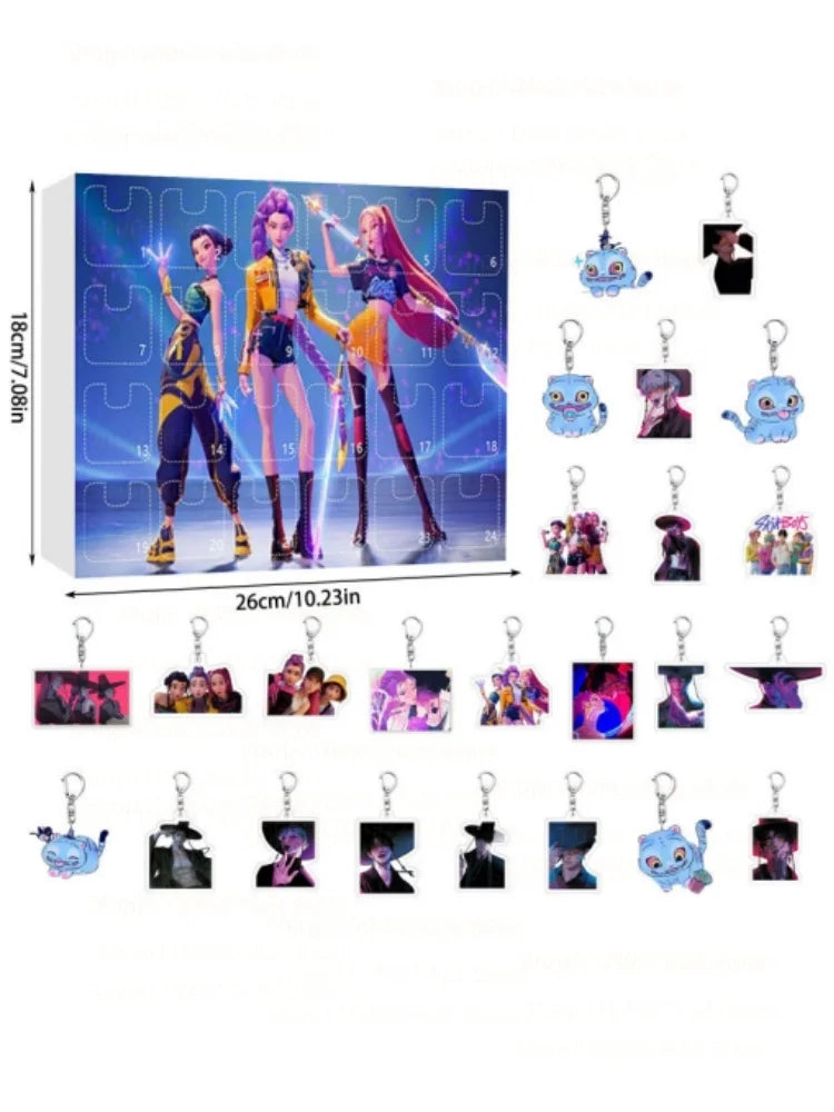 Demon Hunters Calendrier de l'Avent Acrylique Limitée by Mon Labubu