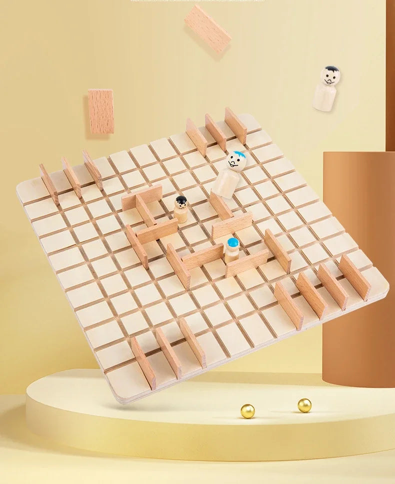 Jeu de Société Éducatif en Bois Montessori Édition Limitée Pour 2 À 4 Joueurs et Familles by Mon Labubu