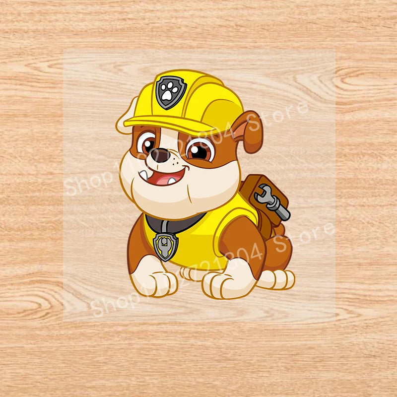 PAW Patrol Patchs Thermocollants Kawaii Transferts Chauds