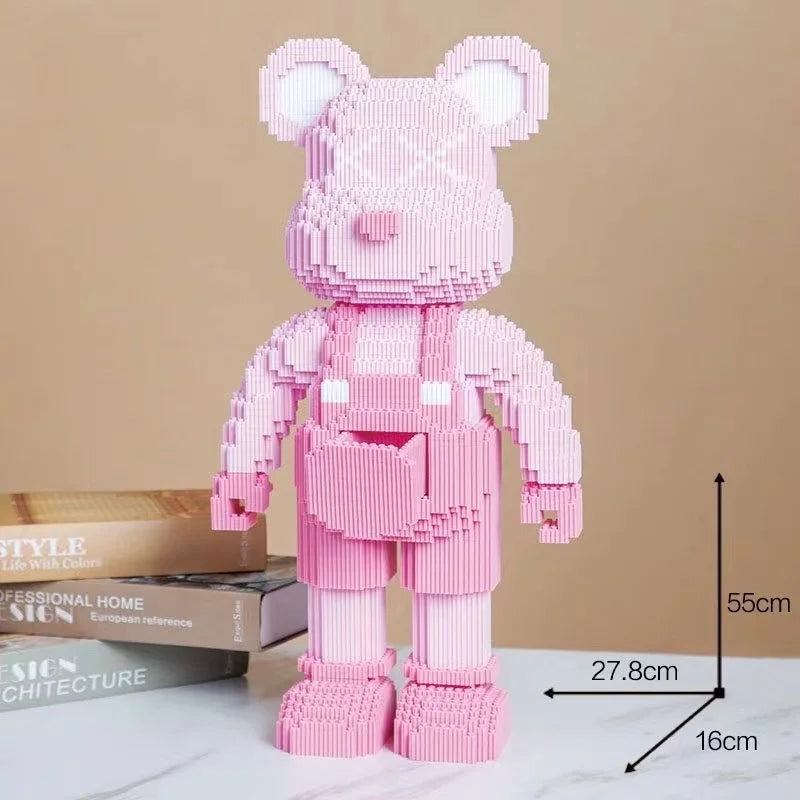 Bearbrick Teddy Géant En Briques Design Édition Limité by Mon Labubu
