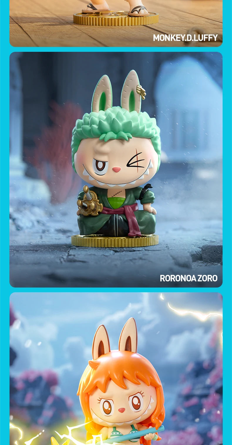 POP MART THE MONSTERS X One Piece Series Blind Box Toys Kawaii Anime Figure Surprise Mystery Box Dolls Girls Gift