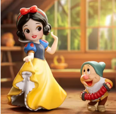 Pop Mart Blanche-Neige Figurine Vinyle Série Classique Boîte Mystère Édition Limitée