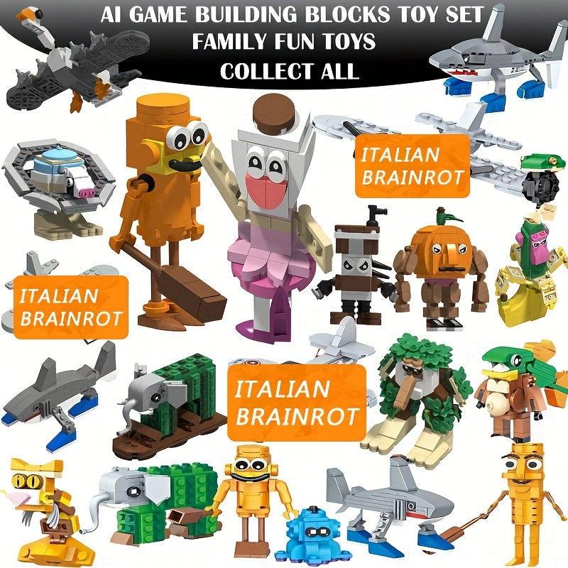 Tung Sahur Jeu De Construction Tralalero ABS 1000 Pièces