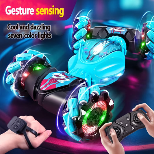 RoboClimb – Voiture Télécommandée 4x4 Métal à Détection de Gestes, Rechargeable