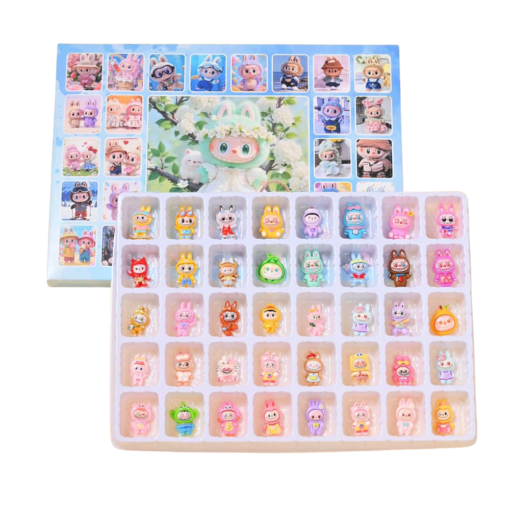 Labubu Adventskalender - Kawaii Figuren 2025 - 24 Überraschungen
