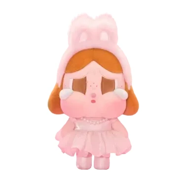 POP MART Crybaby Shiny Shiny Noir ou Rose 33 cm