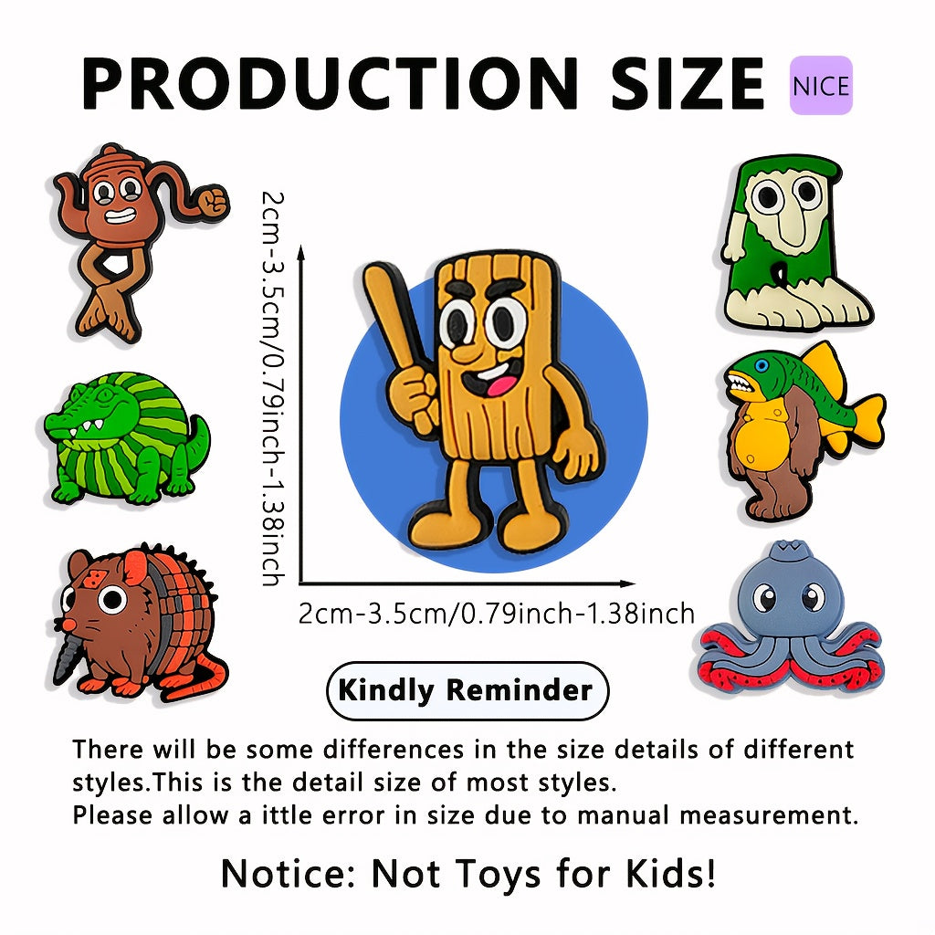 Schachtel mit 16 DIY-Anhängern – Design Italian Brainrot – Roblox