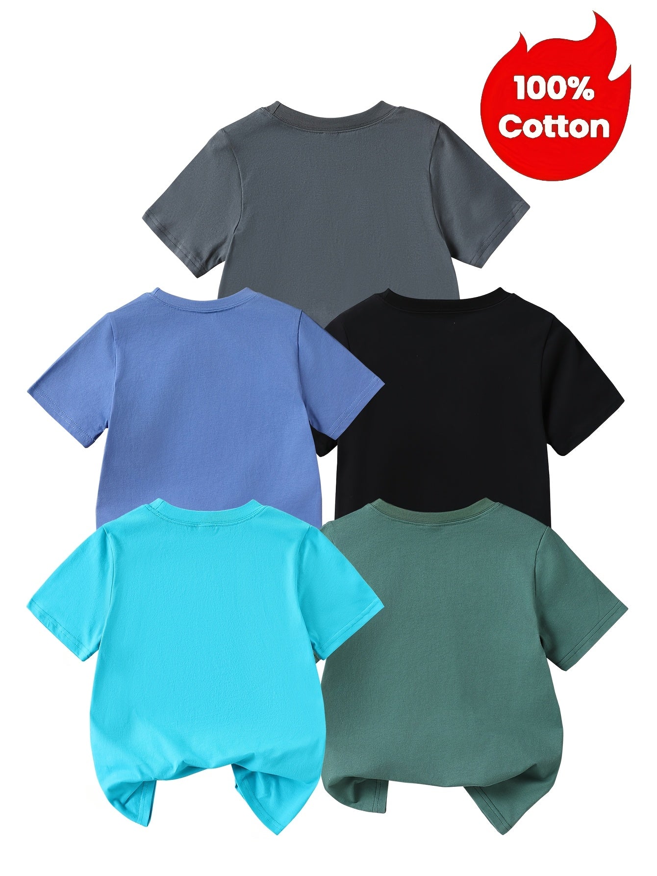 Pack 5 T-Shirts Été Garçon – Imprimés Italian Brainrot