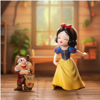 Pop Mart Blanche-Neige Figurine Vinyle Série Classique Boîte Mystère Édition Limitée