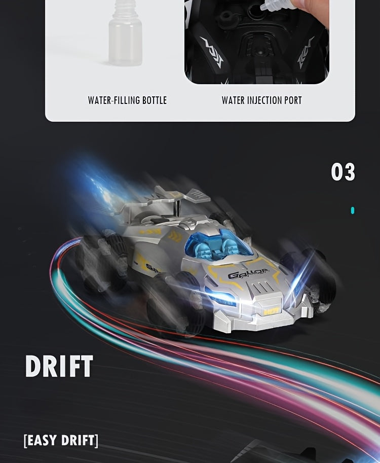 Voiture Télécommandée Drift 2.4G – Effet Fumée, Lumières LED