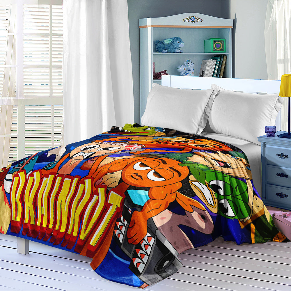 BRAINROT Flanelldecke – Stilvolles und kuscheliges Design für alle Jahreszeiten