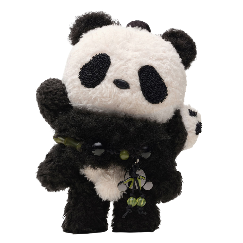 Porte-clés peluche SKULLPANDA Lazy Panda 13,5 cm – Pop Mart