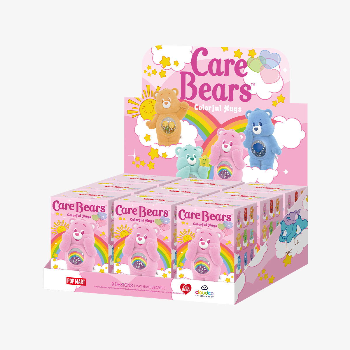 Pop Mart Figurine Boîte Surprise Care Bears Colorful Hugs Collection Velours Flocké Édition Limitée by POP MART INTERNATIONAL GROUP LIMITED