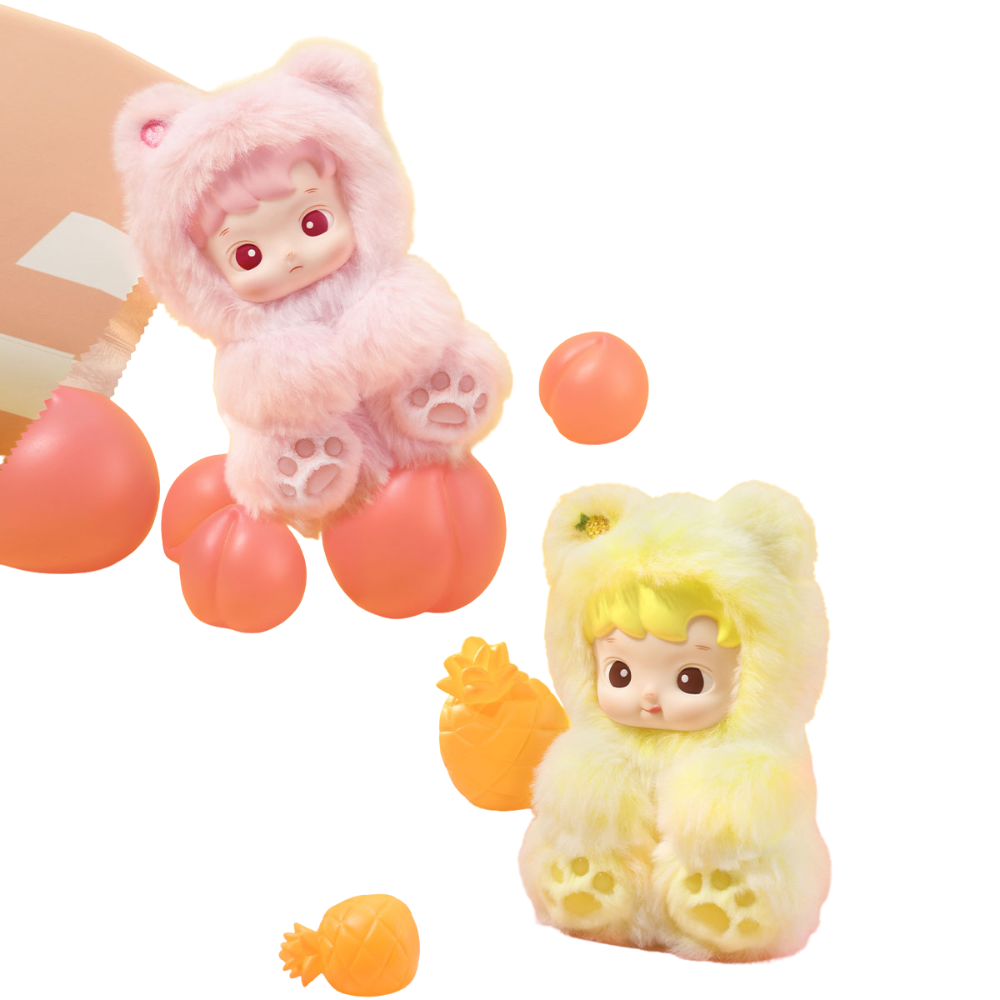 Porte-clés HACIPUPU Gummy Bear – Peluche Pop Mart 13 cm