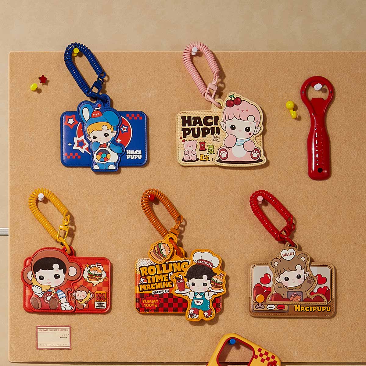 Pop Mart Hacipupu Porte Cartes Rolling Time Machine Illustré Édition Limitée Exclusivité by POP MART INTERNATIONAL GROUP LIMITED