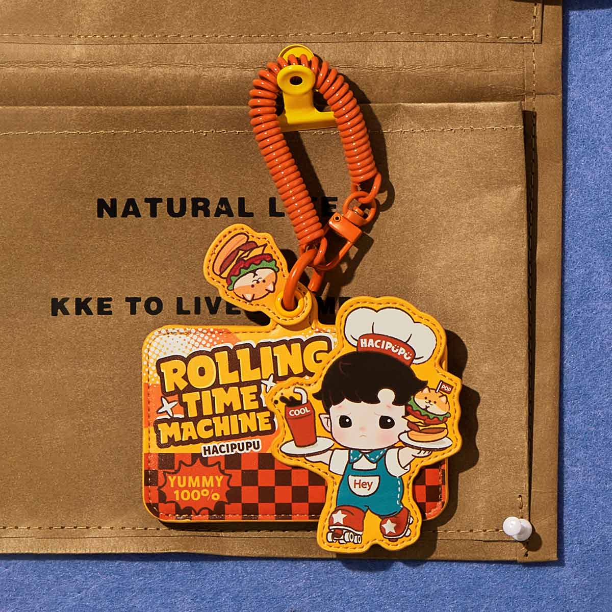 Hacipupu Rolling Time Machine – Illustrierte Kartenhalter